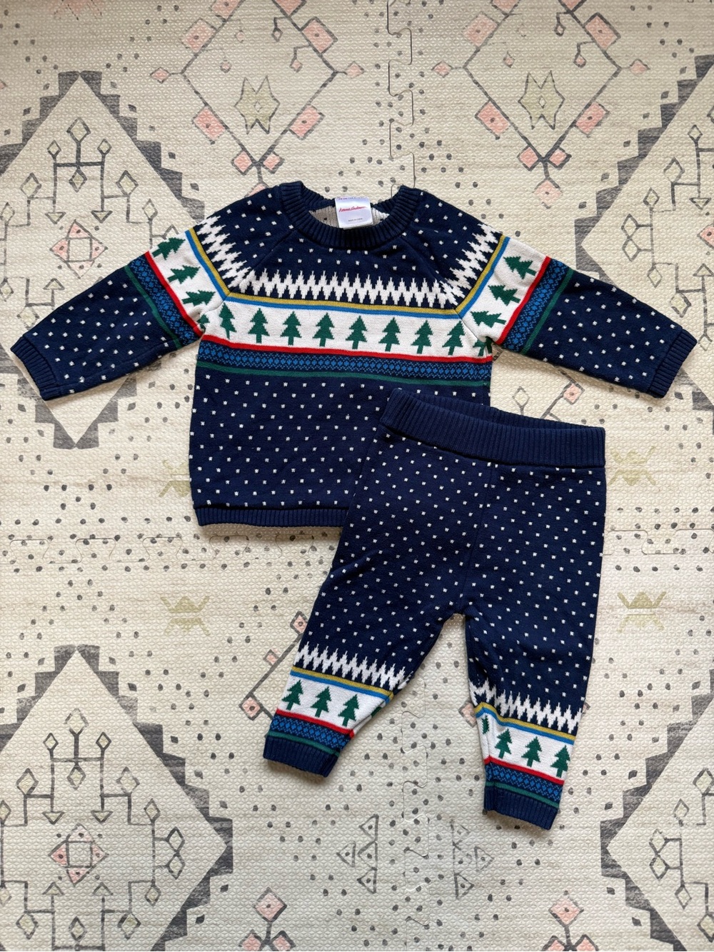 Hanna Andersson Holiday Knit Sweater Set